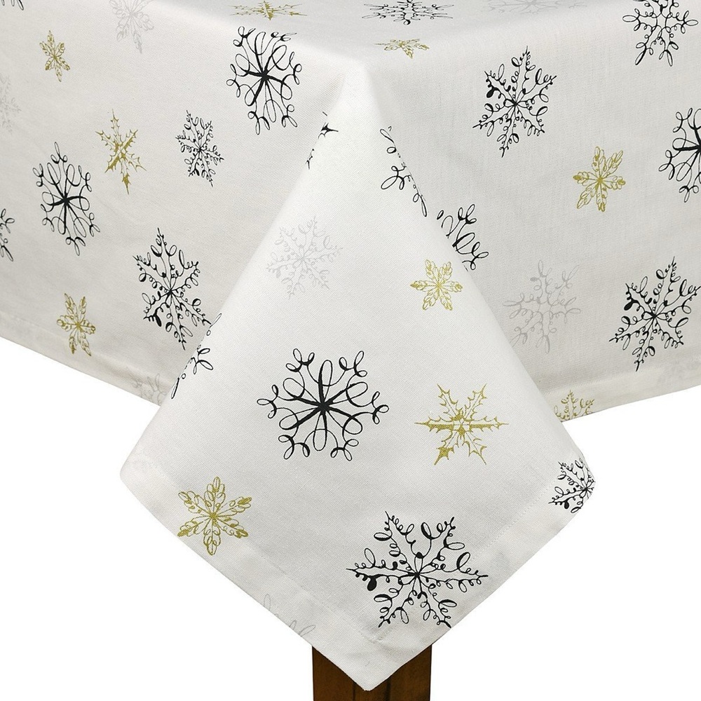 Kate Spade Snowflakes Tablecloth